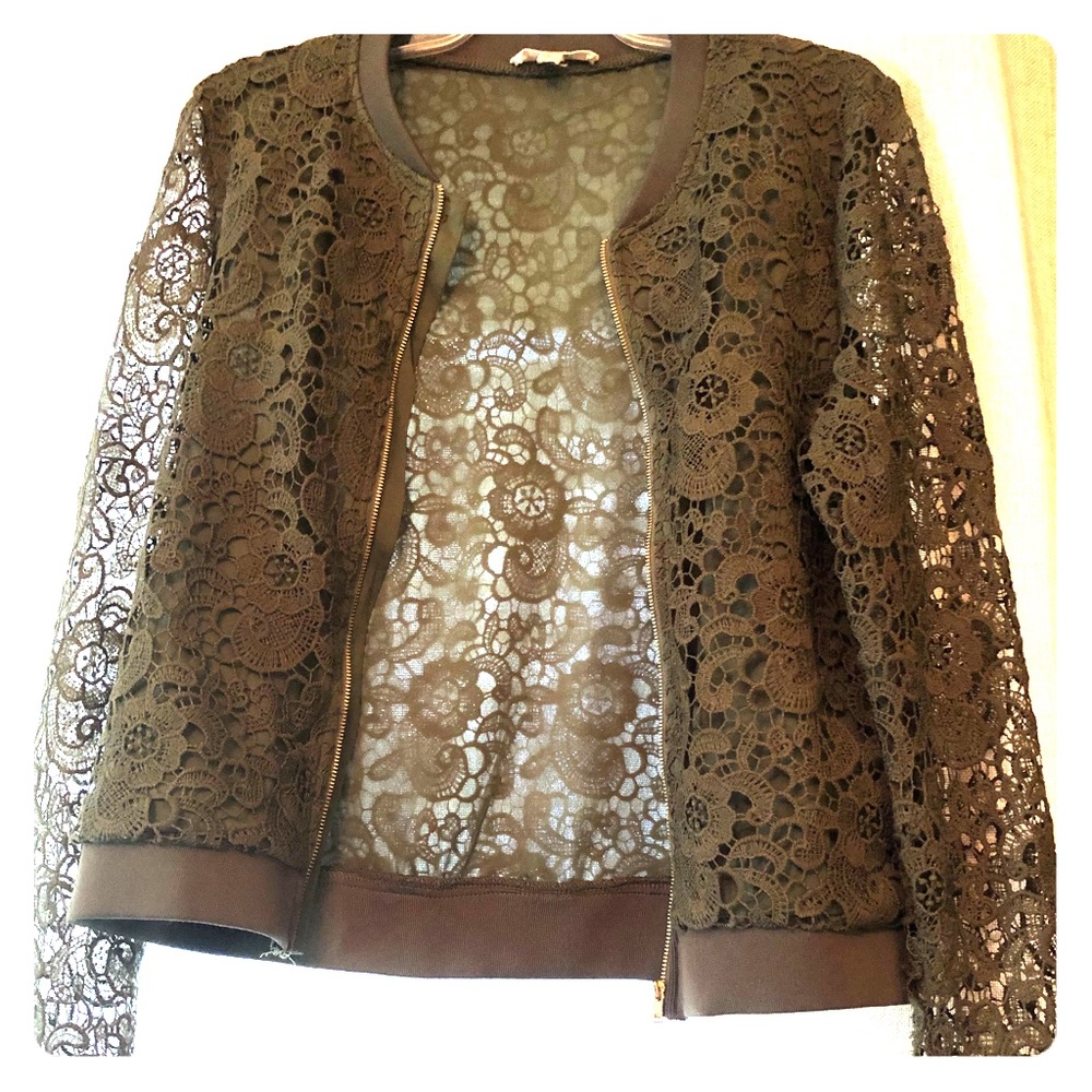 Army Green lace jacket